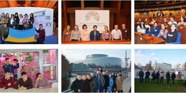 Youth and journalists, covering decentralisation, participated in the World Forum for Democracy 2018 in France