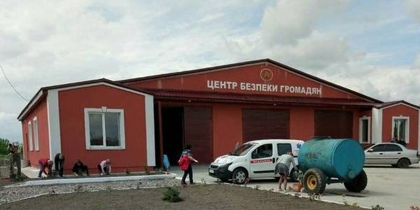 Residents of Ruskopolyanska hromada built fire station on their own