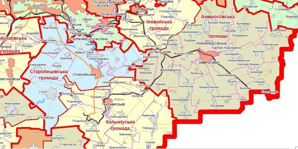 Occupied Donetsk Oblast’s territory was divided into potential hromadas