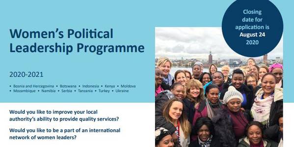 A leadership programme for women-politicians of the local and regional level is underway