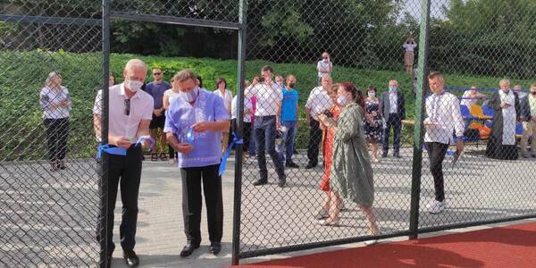 A multifunctional sports ground has been opened in the Baykovetska AH
