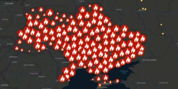 A beta-copy of the all-Ukrainian fire monitoring GIS-map has been created
