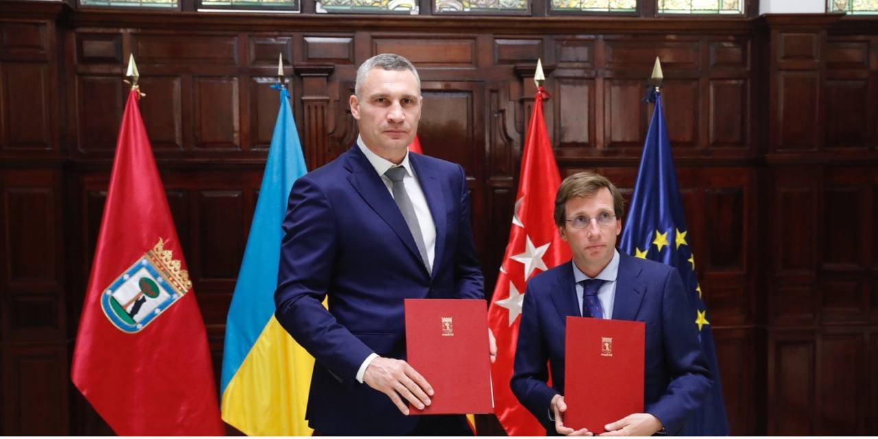 Kyiv and Madrid are now sister cities