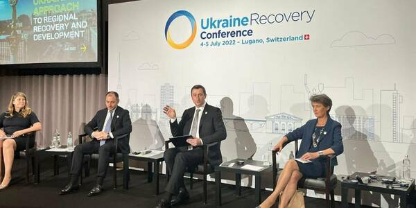 Oleksiy Chernyshov presented Ukraine’s Regional Recovery and Development Plan at the International Conference in Switzerland
