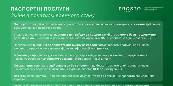 Основні зміни у наданні затребуваних адміністративних послуг