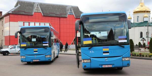 Другу партію автобусів отримала Житомирщина від уряду Естонії