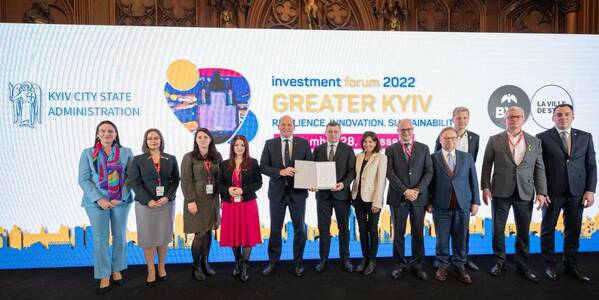 What did Kyiv and 11 other European cities sign a joint declaration about?