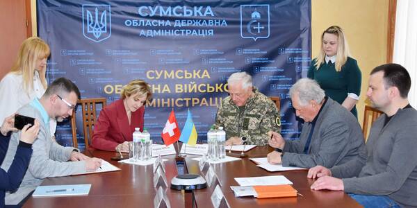 Sumy Oblast signed a Memorandum of Understanding with the Swiss-Ukrainian UCORD project