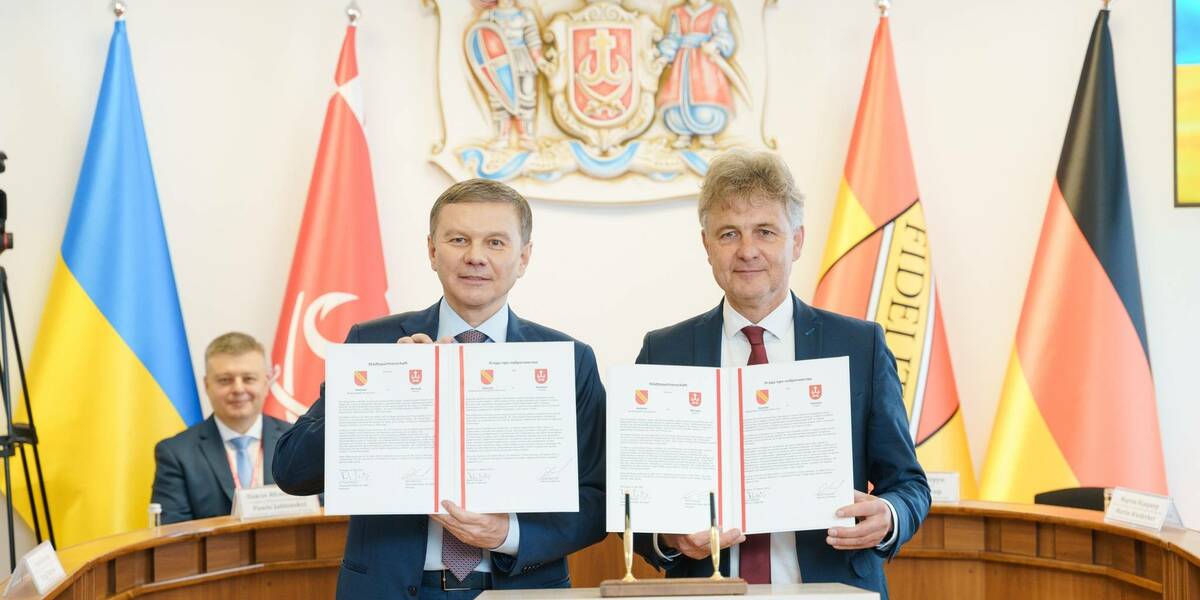 Vinnytsia and the German municipality of Karlsruhe became sister cities