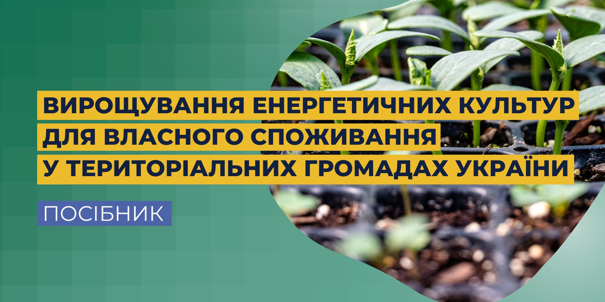 З'явився посібник для громад з вирощування енергетичних культур