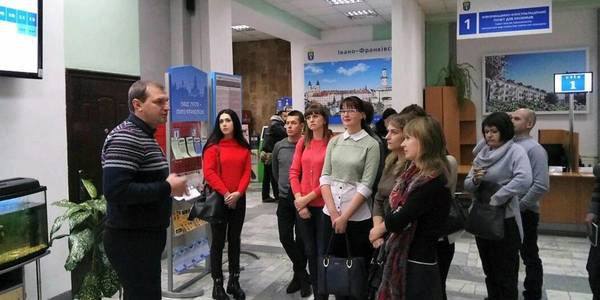 Participants of U-LEAD with Europe Programme got acquainted with best practices of administrative service delivery in Ivano-Frankivsk ASC