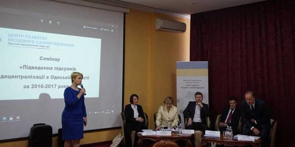 Decentralisation results were summed up in Odesa