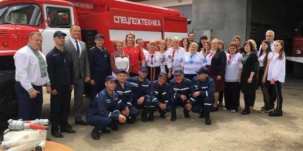 Velykokuchurivska AH purchased vehicle for their firefighters 