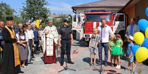 На Тернопільщині оновили одну з сільських пожежних команд