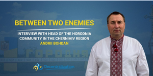 Between two enemies. Interview with Horodnia community leader