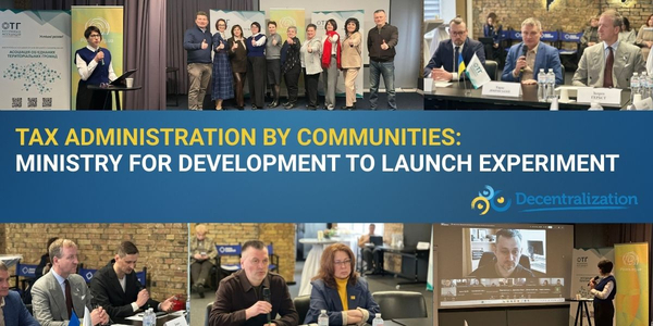 Tax administration by communities: Ministry for Development to launch experiment
