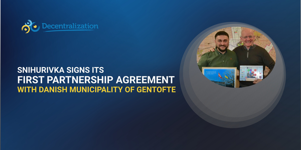 Snihurivka signs its first partnership agreement with Danish municipality of Gentofte