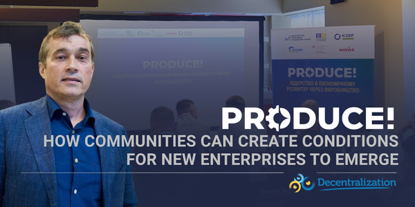 Produce!: How communities can create conditions for new enterprises to emerge