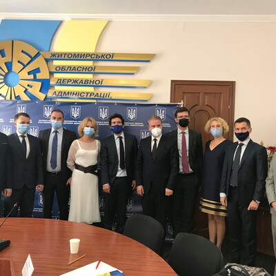 EU Delegation to Ukraine notes Zhytomyr Oblast's progress in decentralization and anti-corruption