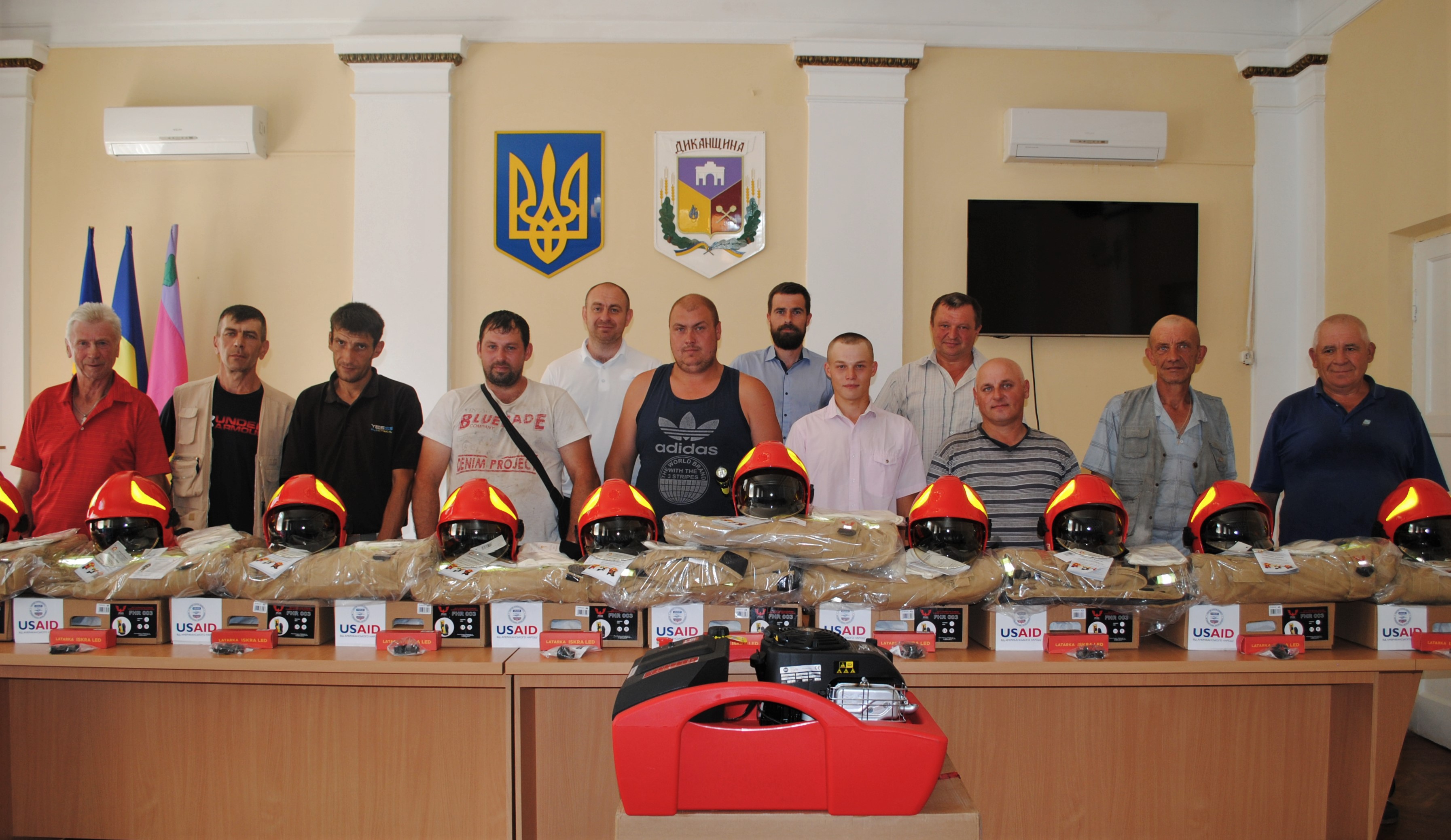 Захисний одяг для пожежників отримали від партнерів 25 громад з Волинської, Львівської та Полтавської областей