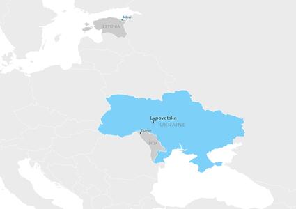 Partnership map - Липовецька територіальна громада
