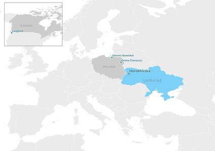 Partnership map - Горохівська територіальна громада