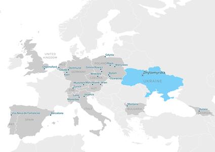 Мапа партнерства - Житомирська територіальна громада