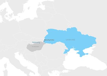 Partnership map - Баранинська територіальна громада