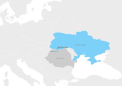 Partnership map - Богданська територіальна громада