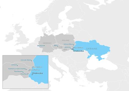 Partnership map - Оноківська територіальна громада