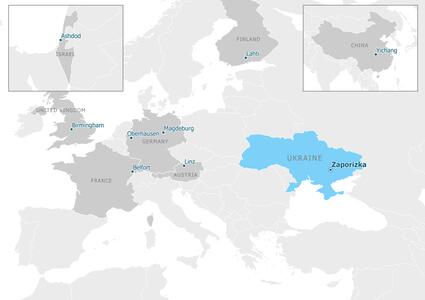 Partnership map - Запорізька територіальна громада