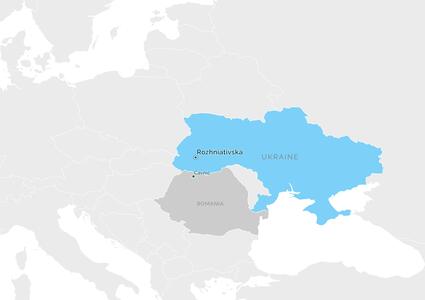 Partnership map - Рожнятівська територіальна громада