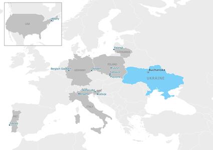 Partnership map - Бучанська територіальна громада