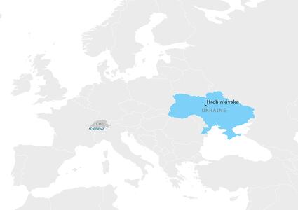 Partnership map - Гребінківська територіальна громада