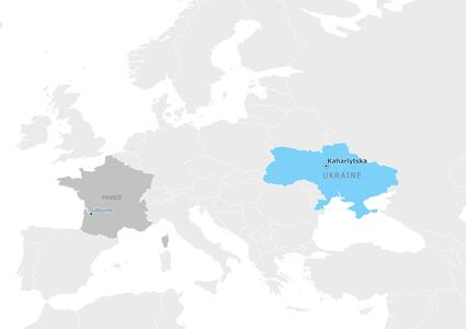 Partnership map - Кагарлицька територіальна громада