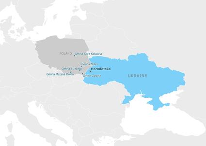 Partnership map - Городоцька територіальна громада