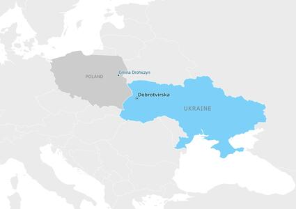 Partnership map - Добротвірська територіальна громада