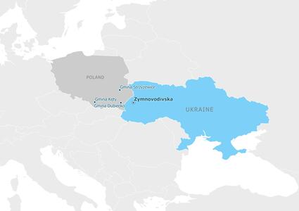 Partnership map - Зимноводівська територіальна громада