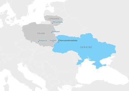 Partnership map - Червоноградська територіальна громада