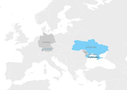Partnership map - Вилківська територіальна громада