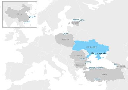 Мапа партнерства - Чорноморська територіальна громада