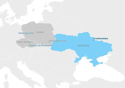 Partnership map - Тростянецька територіальна громада