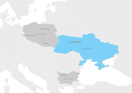 Мапа партнерства - Ізяславська територіальна громада
