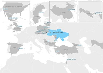 Partnership map - Хмельницька територіальна громада