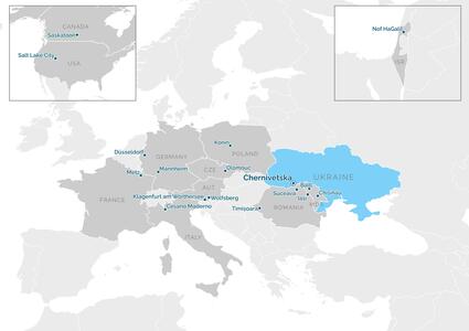Partnership map - Чернівецька територіальна громада