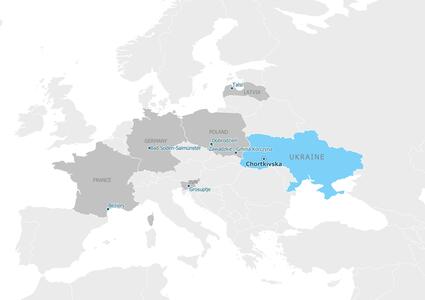 Мапа партнерства - Чортківська територіальна громада