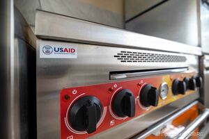 Кулінарна студія, облаштована за підтримки Програм USAID DOBRE