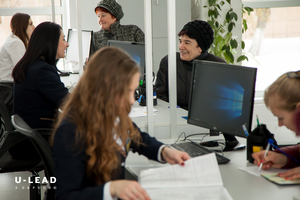 Thumb administrative service delivery at the new asc built within u lead with europe programme