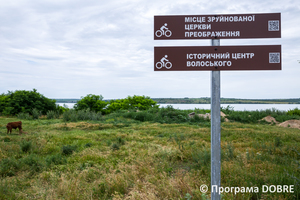 Велонавігація в селі Волоське, Новоолексанрівська громада