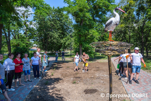 Толока в парку, Дмитрівська громада